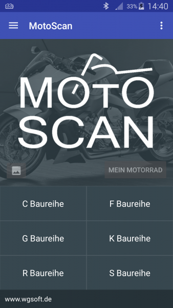 MotoScan App für BMW Motorräder
