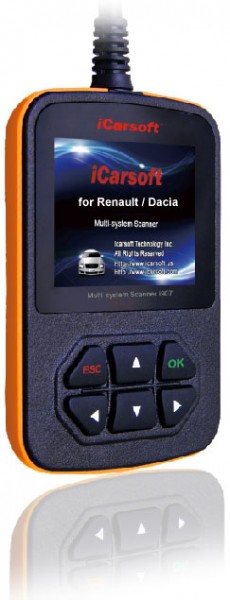 iCarsoft i907 für Renault Dacia OBD Diagnosegerät