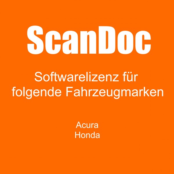 Diagnosesoftware für Honda und Acura